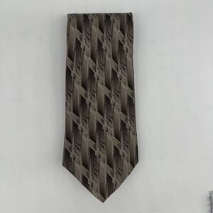 Palatina Extra Long Tan Silk Neck Tie